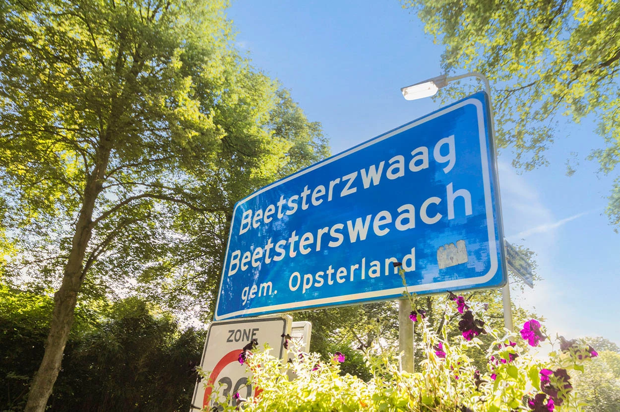Varwijk en Sibma bord beetsterzwaag