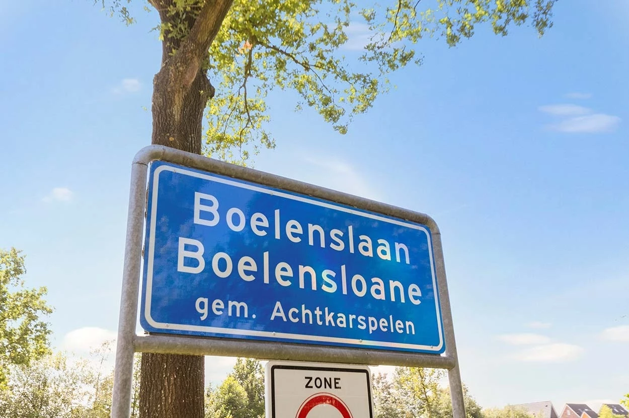 Boelenslaan bord