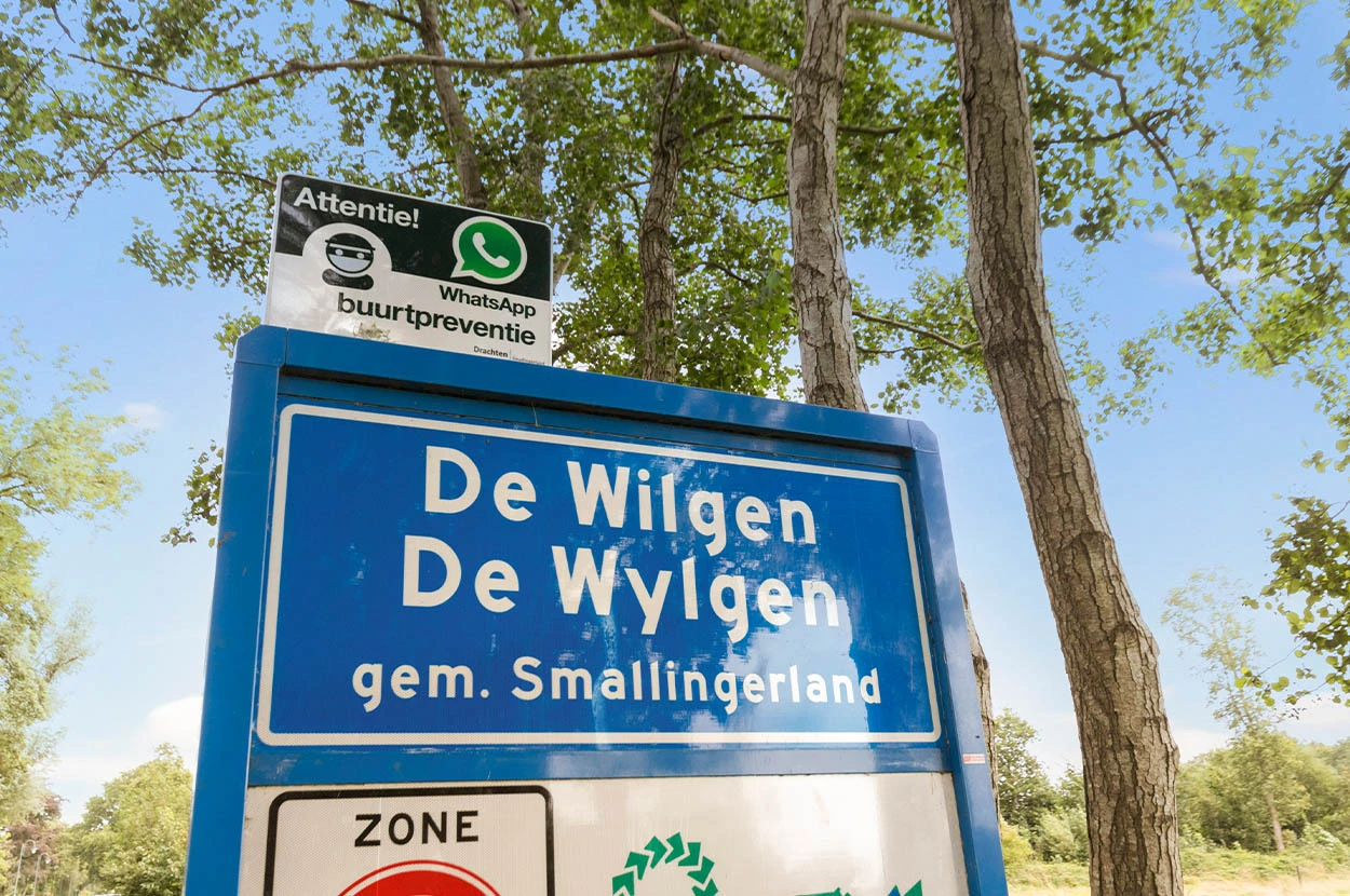 Varwijk en Sibma de Wilgen bord