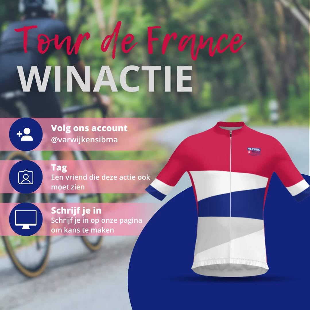 Tour de France winactie Varwijk Sibma