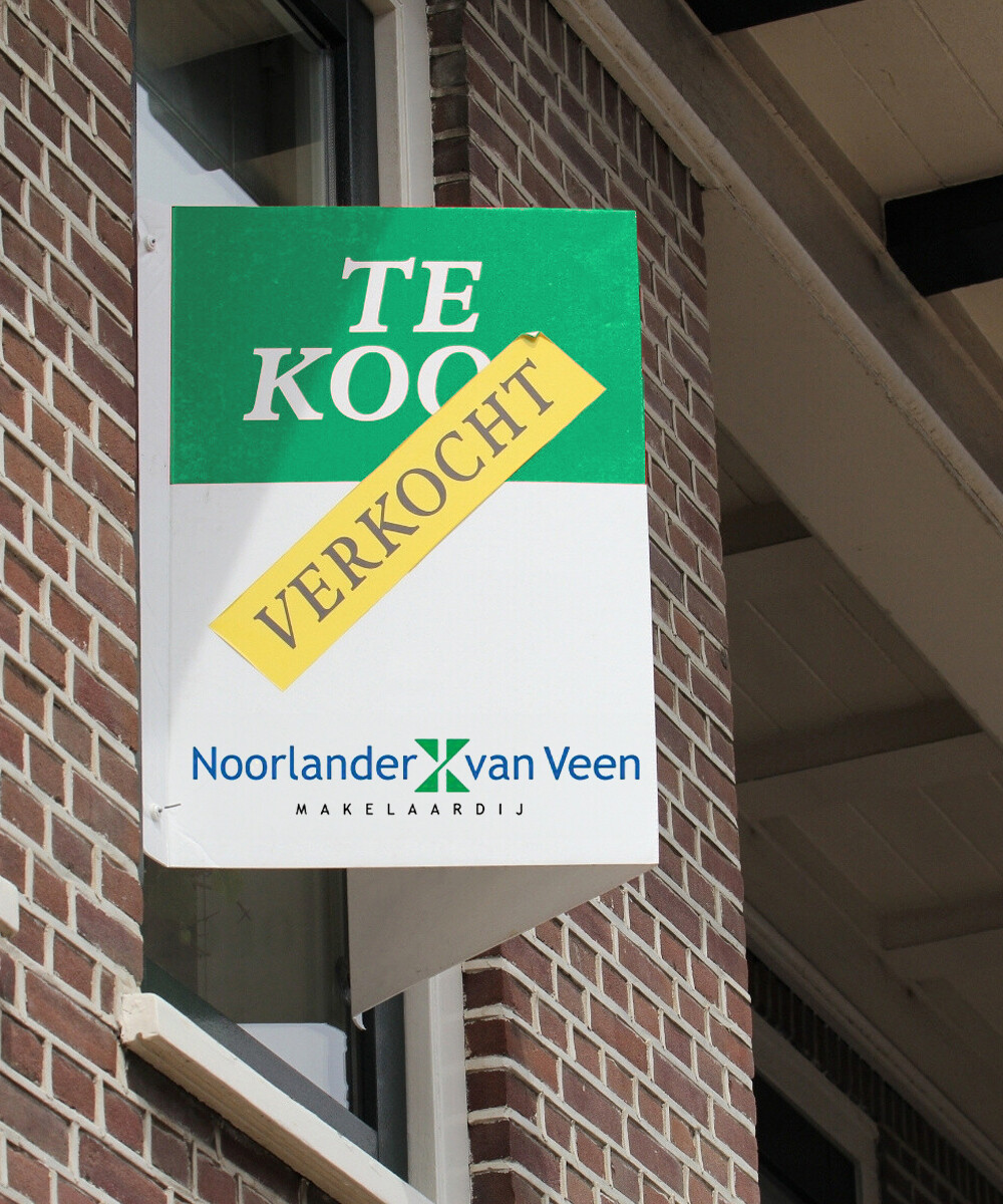 Noorlandervanveen Verkocht bord staand